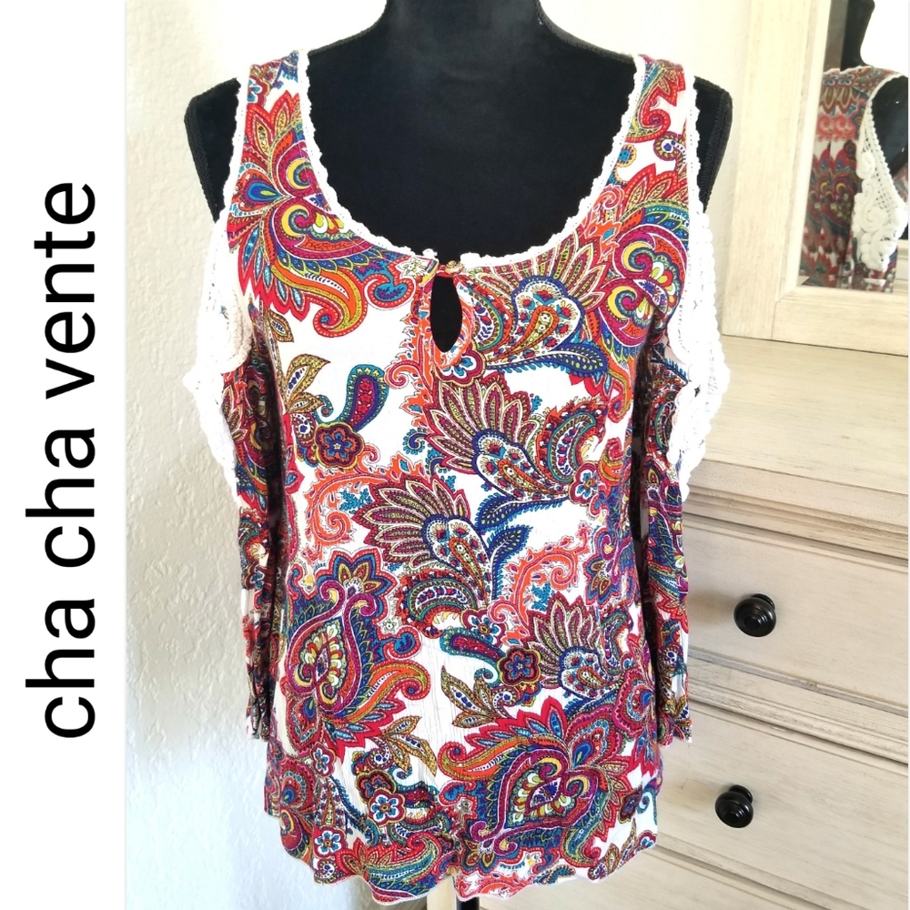Cold shoulder top ll cha cha vente